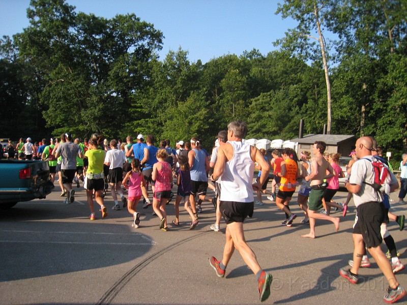 2012 North Country Run HM 0128.JPG - The 2012 North Country Run, a half marathon race through the beautiful Manistee National Forest in Michigan. August 25, 2012 a nice warm day for a run through the hills!